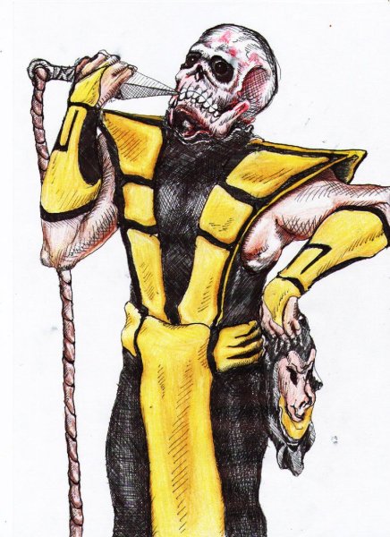 Mortal Kombat Скорпион Чиби