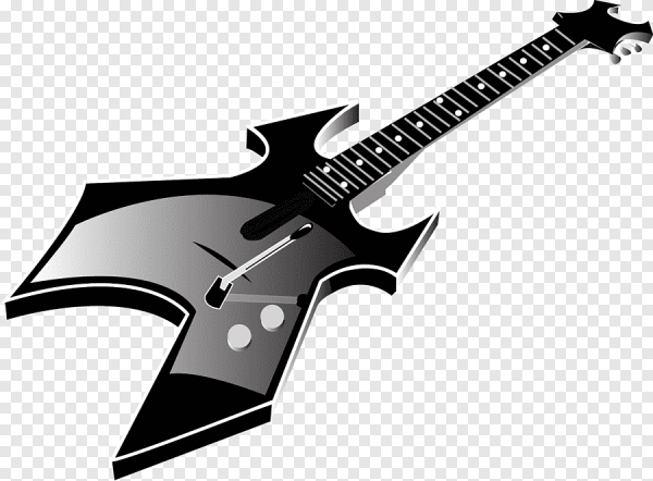 Электрогитара мультяшная