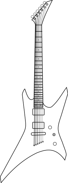 Гитара рисунок