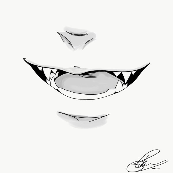 Анимешный рот