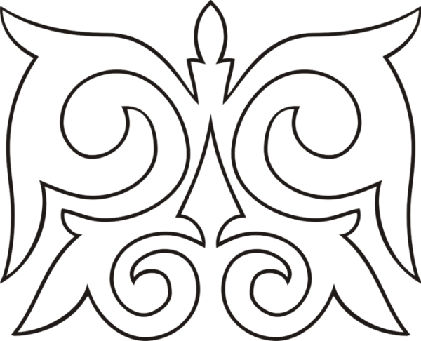 Казахский национальный узор