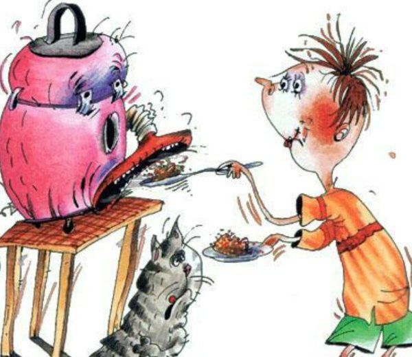 Вредные советы рисунок детский