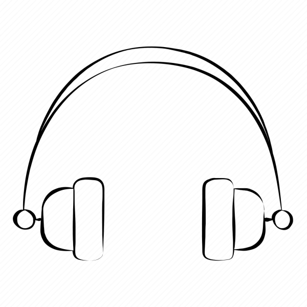 Беспроводные наушники рисунок