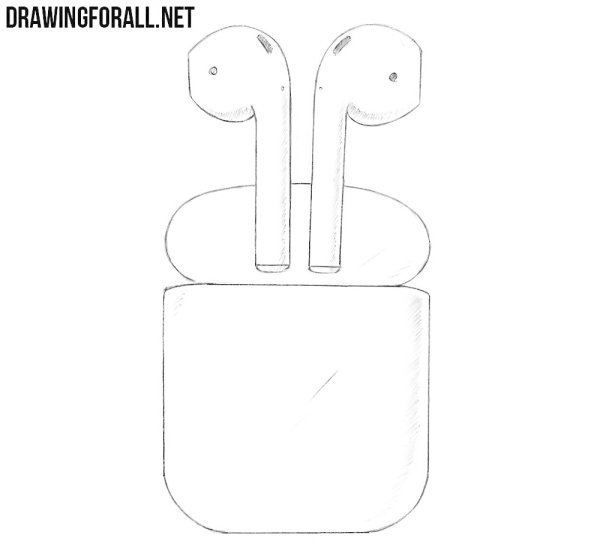 Наушники для айфона беспроводные AIRPODS срисовки