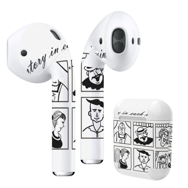 Разрисованные наушники AIRPODS