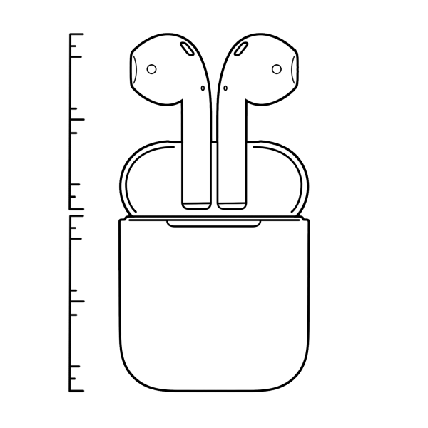 AIRPODS Pro чертеж