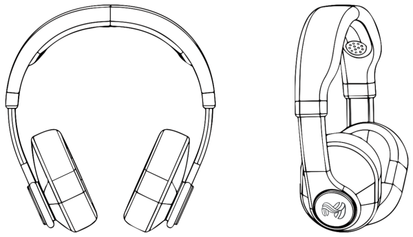 Наушники нарисованные