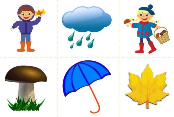 Схема описательного рассказа осень