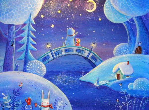 Рисунок на тему новогоднее чудо