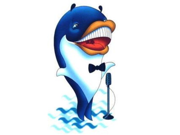 Кит с микрофоном