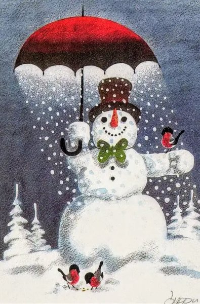 Художник-иллюстратор Екатерина бабок зима