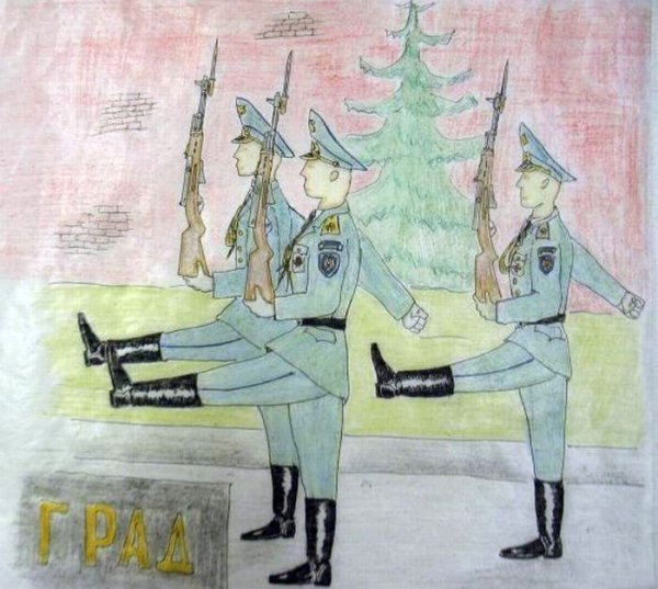 Марш рисунок