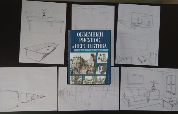 Объёмный рисунок перспектива Эрнест