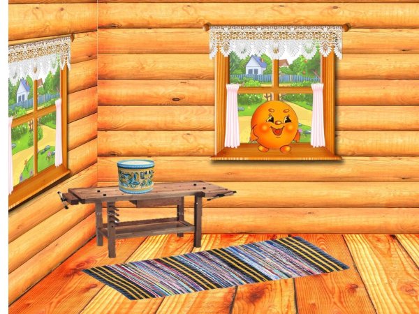 Декорация изба