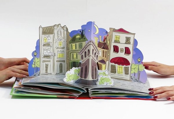 Книжка с объемными картинками своими руками
