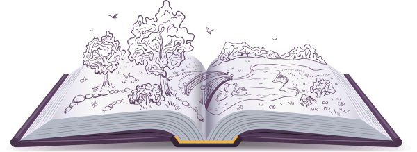 Ожившие страницы книг рисунок