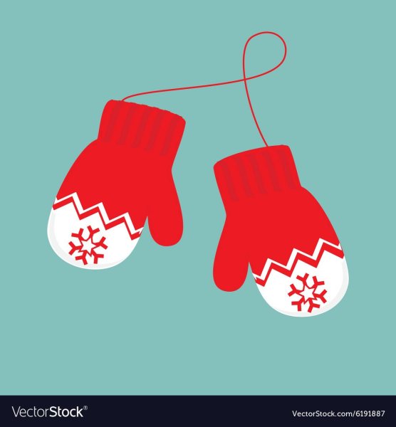 Варежки раскраска