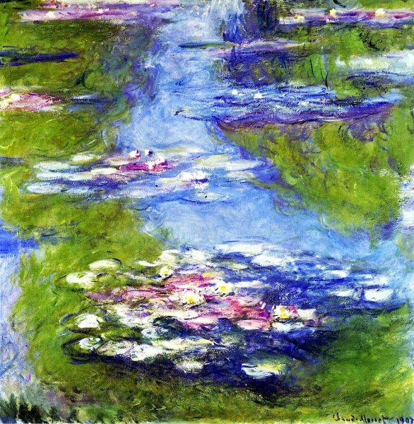 Клод Моне кувшинки 1907