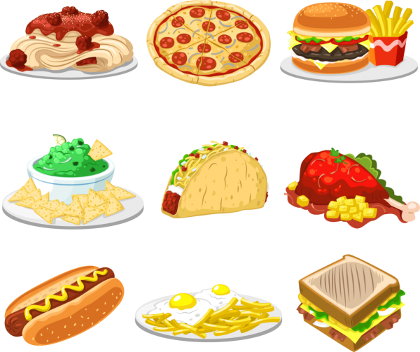 Мультяшная еда картинки