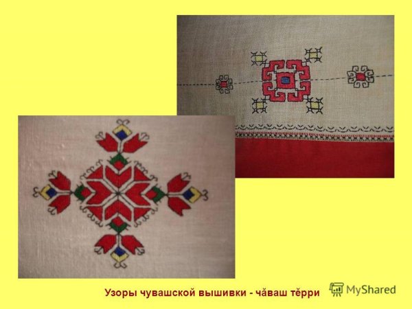 Чувашская вышивка рисунок