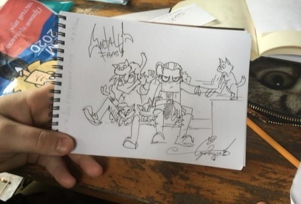 Вики скетчи метал Фэмили