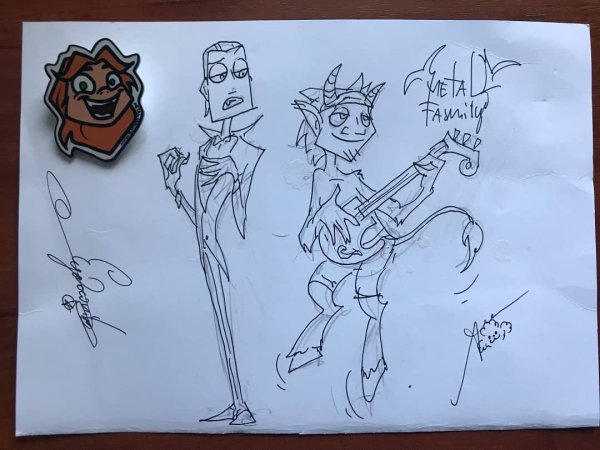 Метал Фэмили скетчи глэм и чес