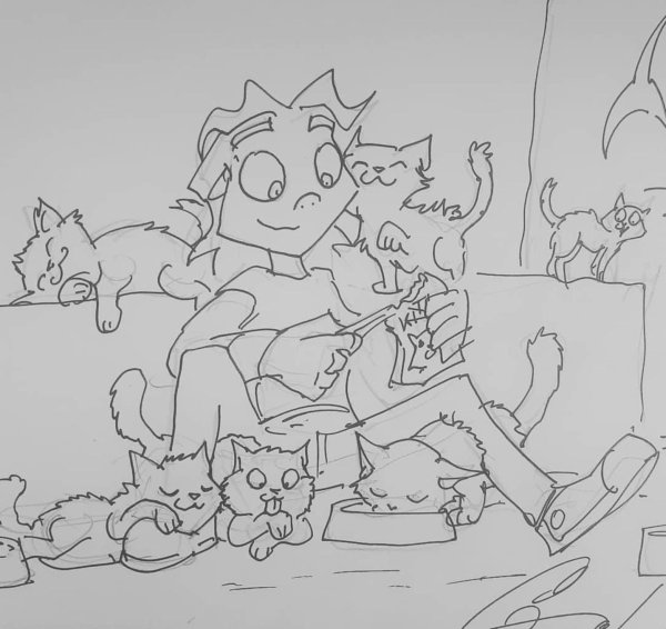 Хеви с котиками метал Фэмили