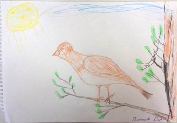 Иллюстрация к песне Жаворонок