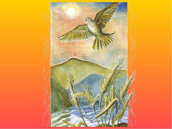 Василий Жуковский Жаворонок иллюстрации