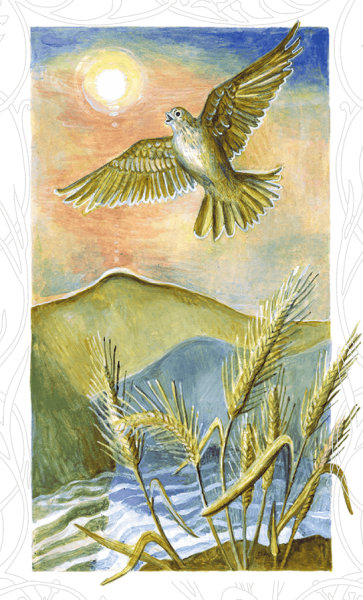 Иллюстрация к романсу Жаворонок