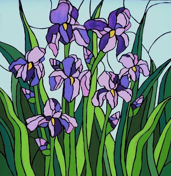 Тиффани ирисы