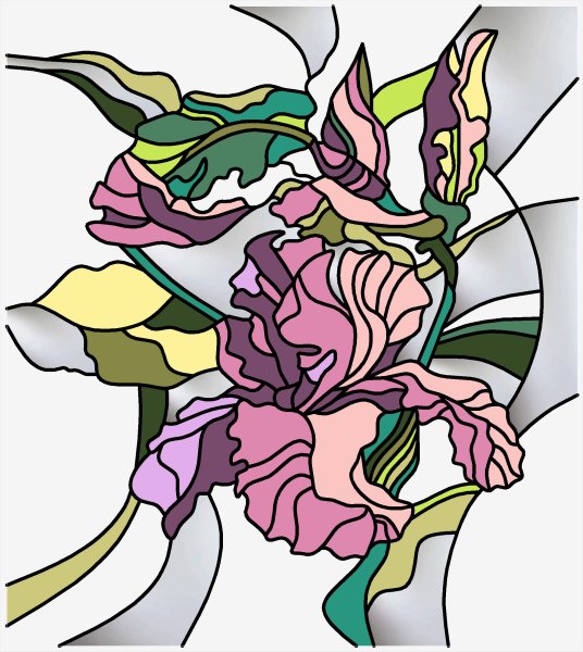 Эскиз витража