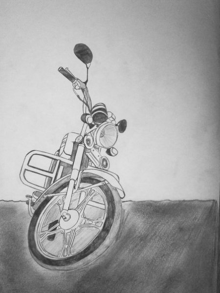 Мопед Альфа рисунок