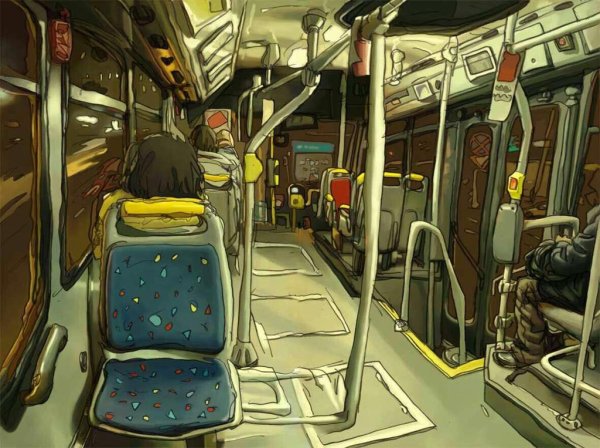 Общественный транспорт арт