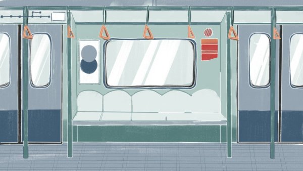 Вагон метро внутри вектор