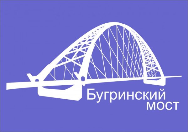 Бугринский мост Новосибирск рисунок