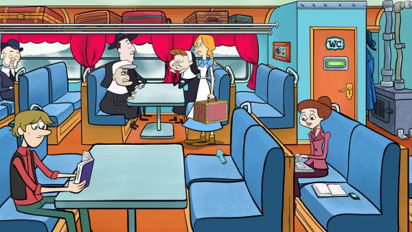 Поездка на поезде