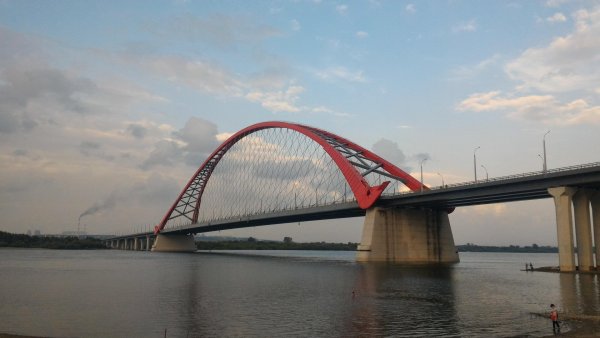 Вантовый мост Новосибирск