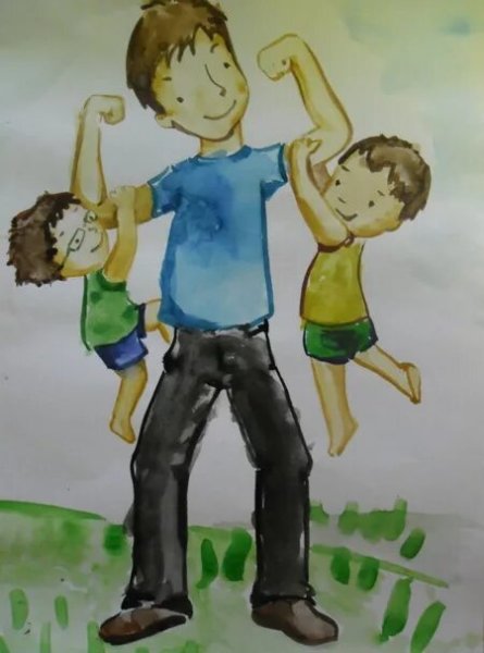 Рисунок для папы