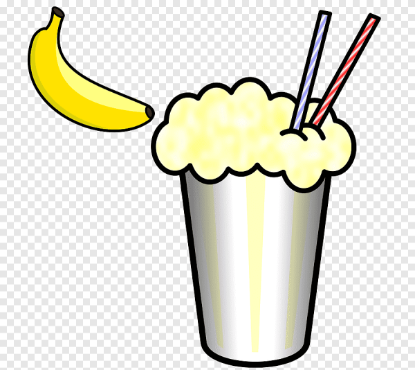 Молочный коктейль мультяшный