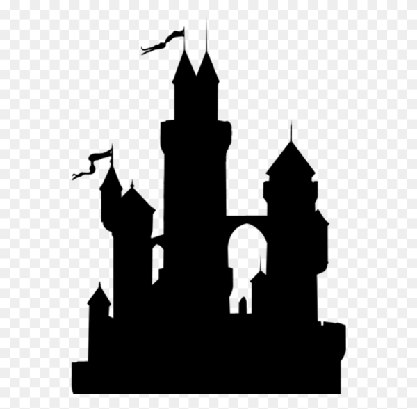 Замок силуэт