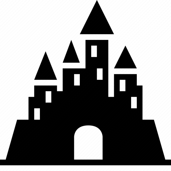 Крепость силуэт