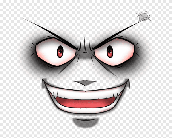 Улыбка нарисованная