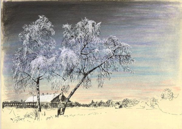 Зимний пейзаж Александр Болотова