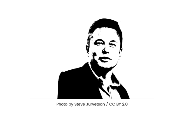 Илон Маск иллюстрация