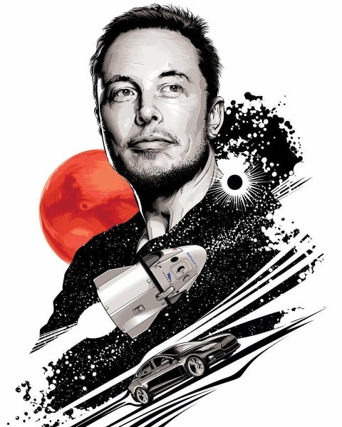 Elon Musk Art