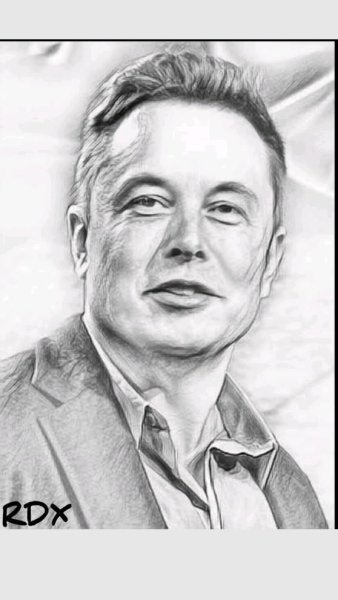 Элон Маск срисовки