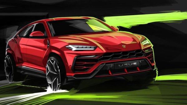 Lamborghini Urus Sketch