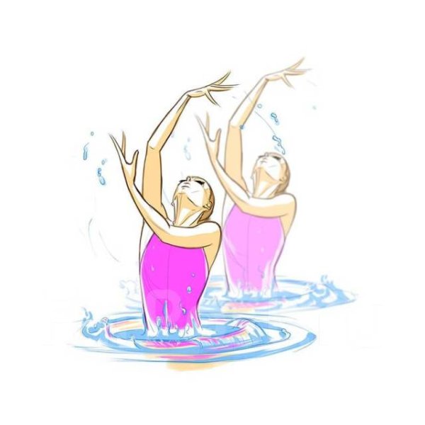 Синхронное плавание вектор