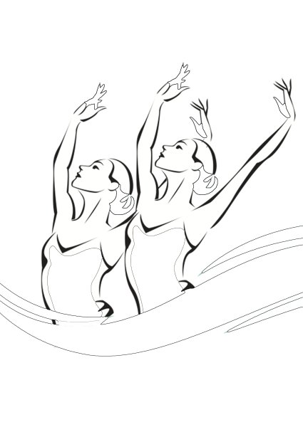 Синхронное плавание логотип